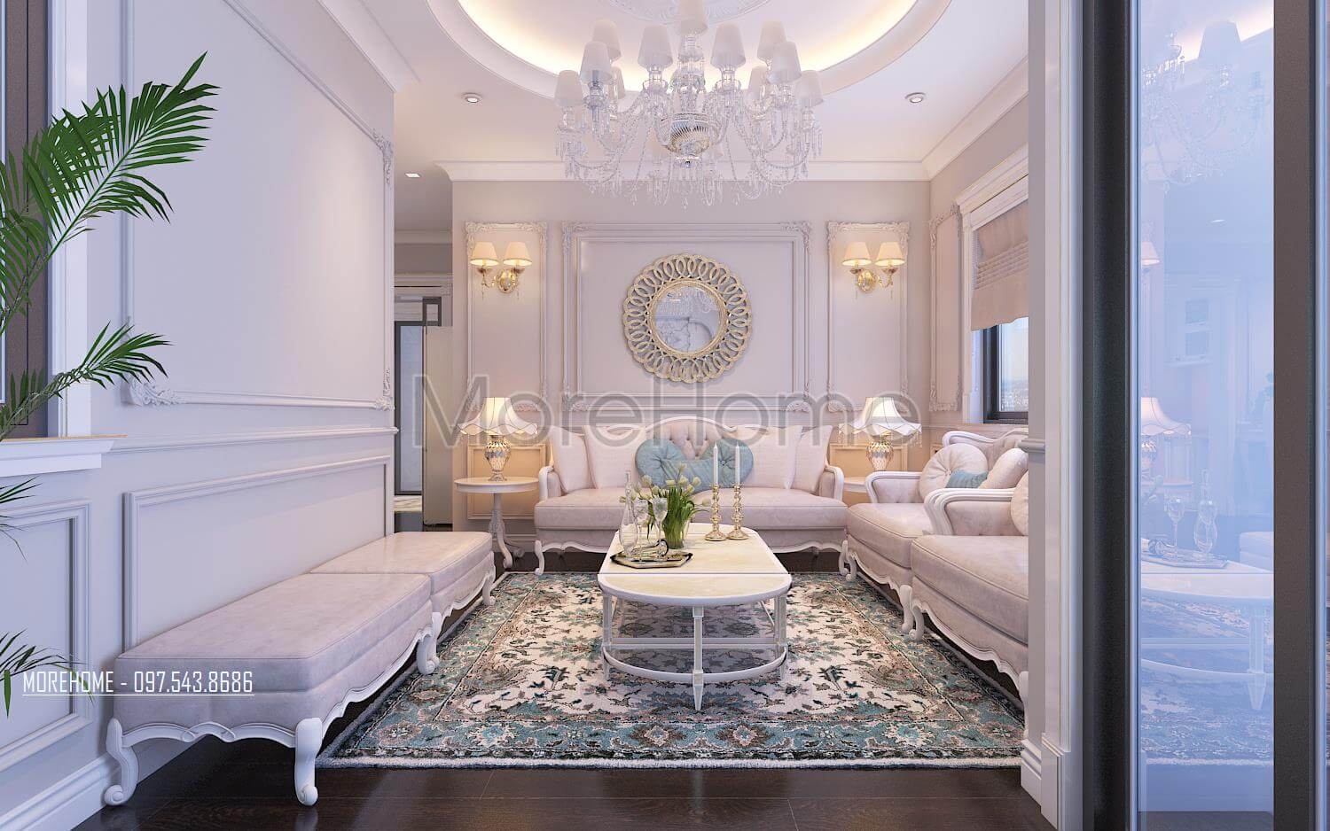 Thiết kế nội thất căn hộ chung cư Ruby Tower